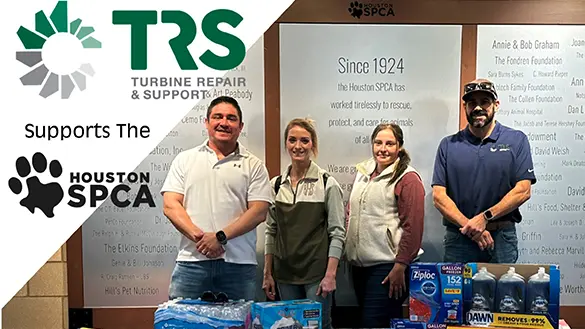 Trs team doing donations